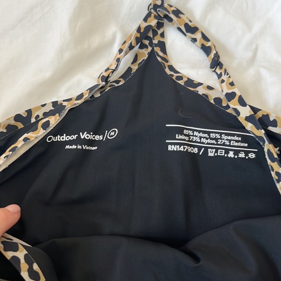 Outdoor Voices Exercise Dress Leopard Print - Picture 3 of 5